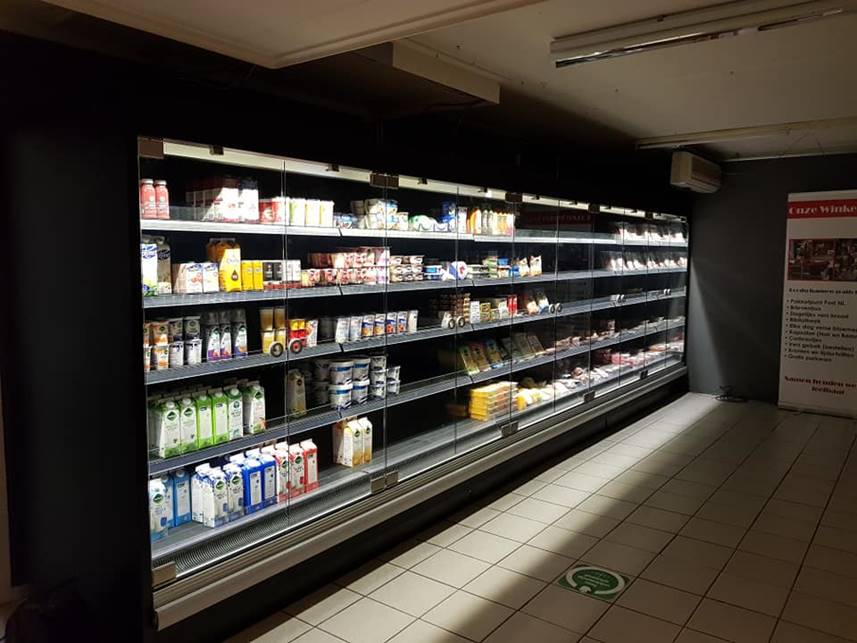 Nieuwe koeling in Onze Winkel Eext