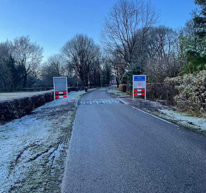 Verkeersdrempel Heiakkers is klaar!